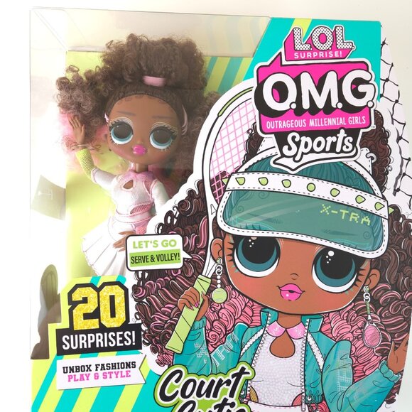 L.O.L. Surprise! OMG Sports Series Court Cutie Doll Multiple Fashion Accessories - Picture 3 of 13